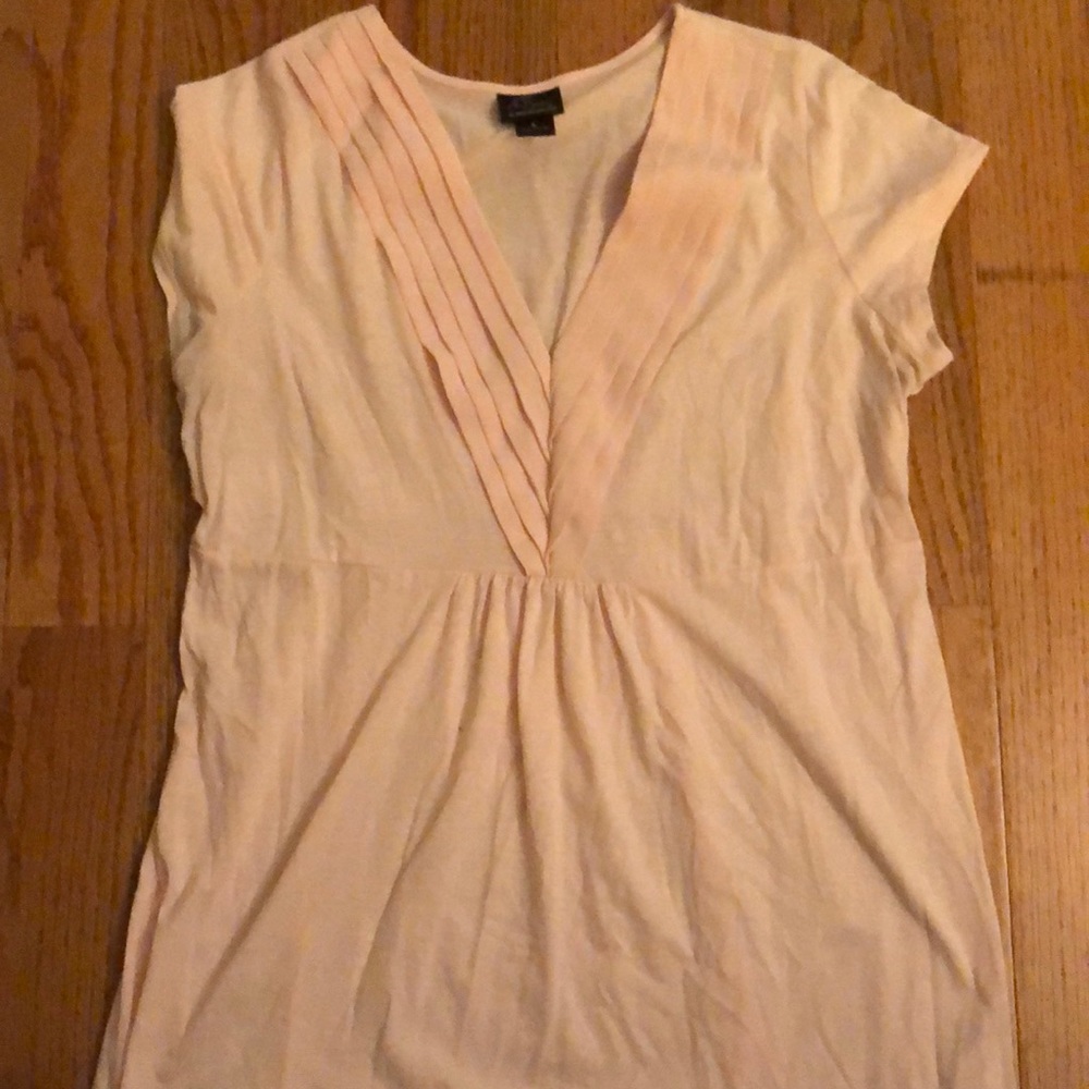 Pink Short Sleeve Maternity Shirt